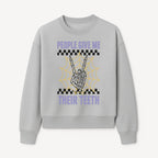 Spooky Skeleton Hand Art Print - 'People Give Me Their Teeth' Gothic Decor, Halloween Wall Art, Unique Gift Idea - Sweatshirt 1758250134389.jpg