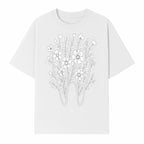 Floral Tooth Design Art Print | Dental Decor | Flower Illustration | Botanical Tooth Artwork for Dentistry Lovers - T-shirt 1758250134536.jpg