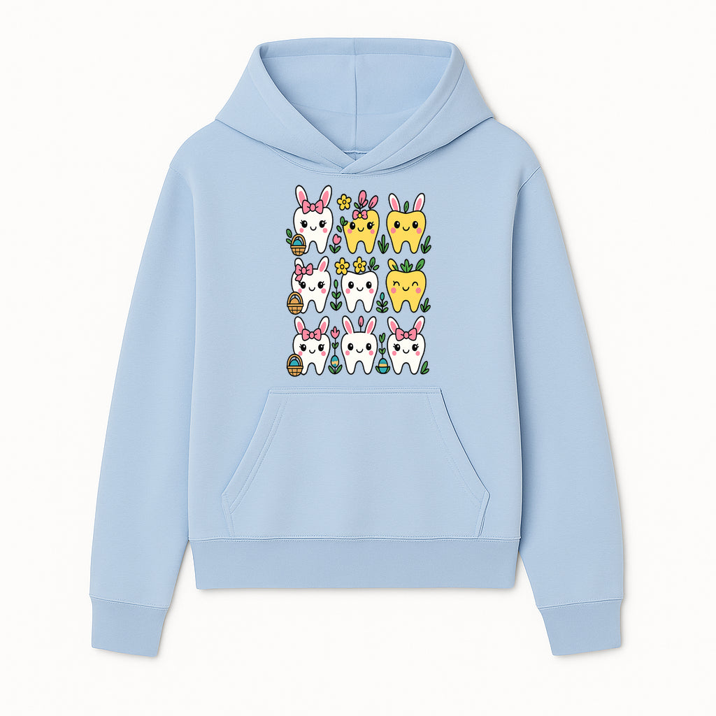 Cute Bunny Teeth Stickers | Easter Tooth Decor | Kawaii Dental Art for Kids | Fun Spring Decorations | Whimsical Tooth and Flower Designs - Hoodie 1758250134976.jpg
