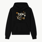Halloween Skeleton and Ghosts Graphic Print, Spooky Potion Bottle Art, Cute Halloween Decor, Trick or Treat Illustration - Hoodie 1758250135658.jpg