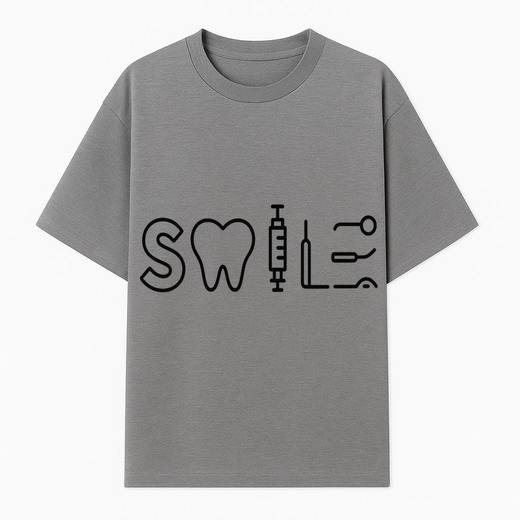 Dental Care Smile Wall Art Tooth, Syringe, and Tools Graphic Print for Dental Office or Home Decor - T-shirt 1758250137179.jpg