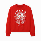 Floral Tooth Design Art Print | Dental Decor | Flower Illustration | Botanical Tooth Artwork for Dentistry Lovers - Sweatshirt 1758250137464.jpg
