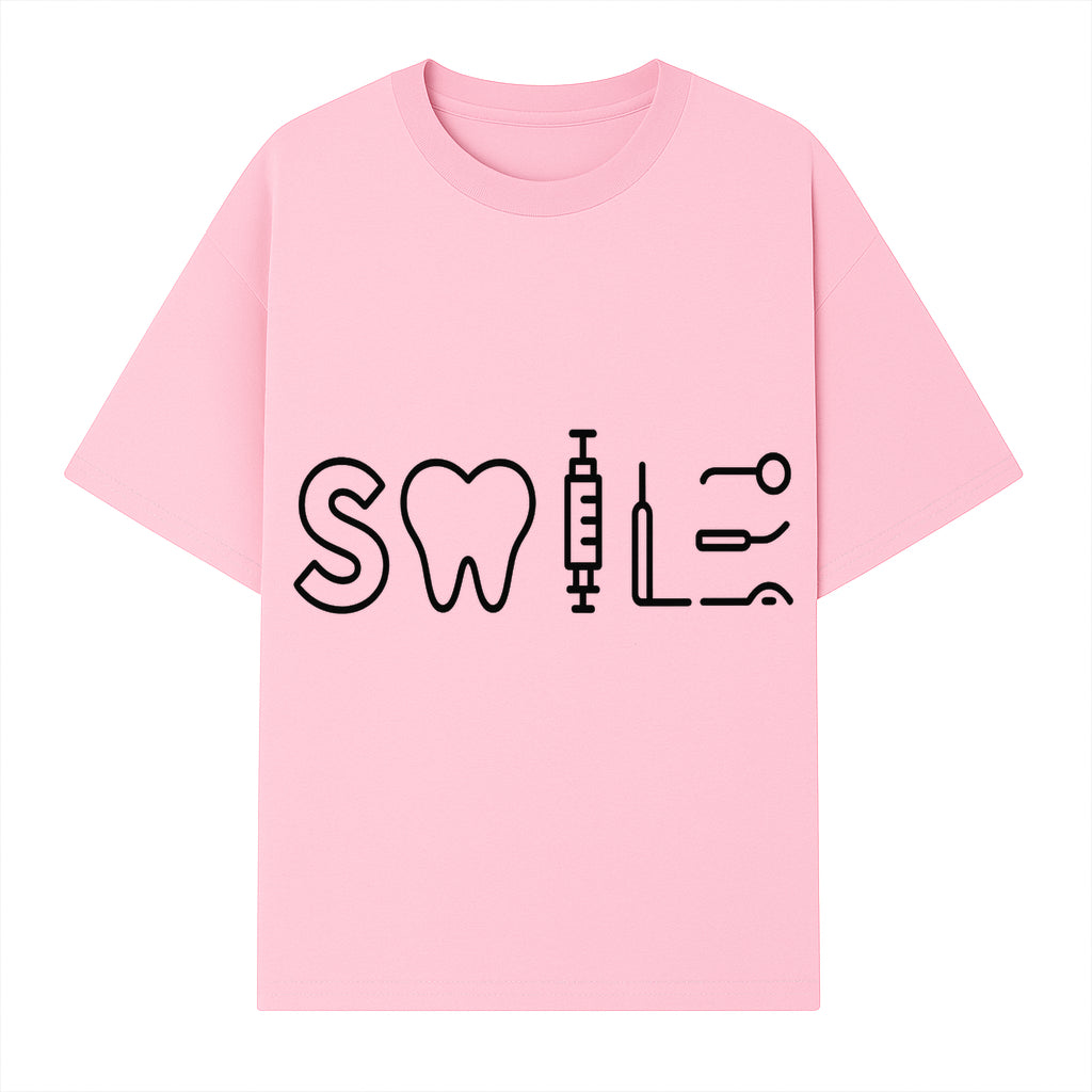 Dental Care Smile Wall Art Tooth, Syringe, and Tools Graphic Print for Dental Office or Home Decor - T-shirt 1758250137466.jpg