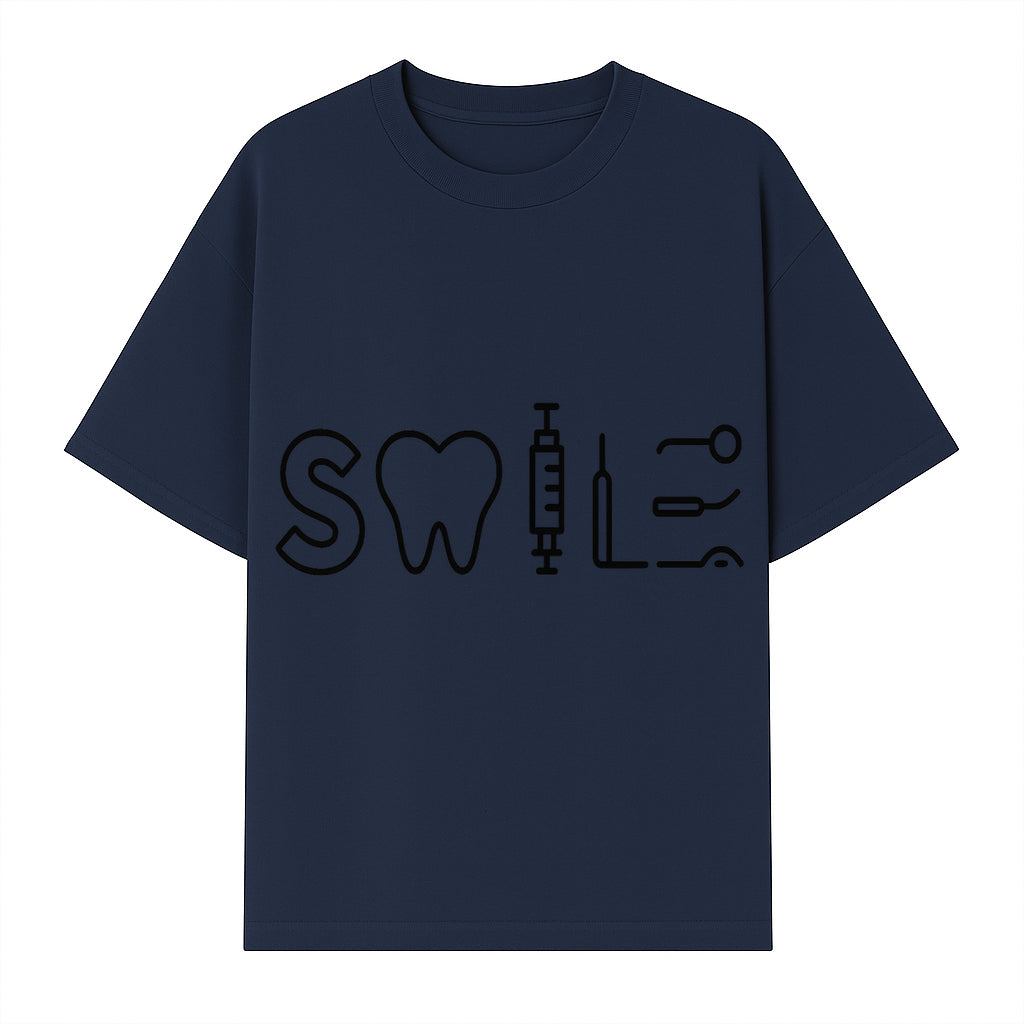 Dental Care Smile Wall Art Tooth, Syringe, and Tools Graphic Print for Dental Office or Home Decor - T-shirt 1758250137824.jpg