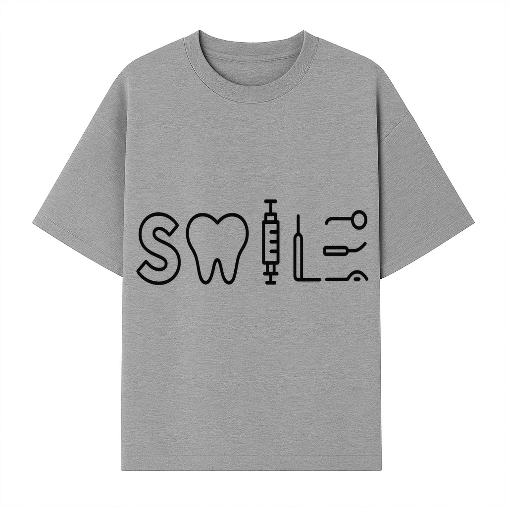 Dental Care Smile Wall Art Tooth, Syringe, and Tools Graphic Print for Dental Office or Home Decor - T-shirt 1758250138137.jpg