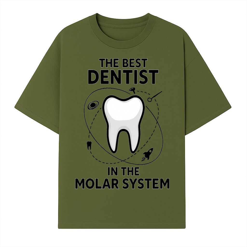 Best Dentist in the Molar System Dental Humor T-Shirt - Space-Themed Tooth Graphic Apparel for Dentists and Dental Lovers - T-shirt 1758250138446.jpg