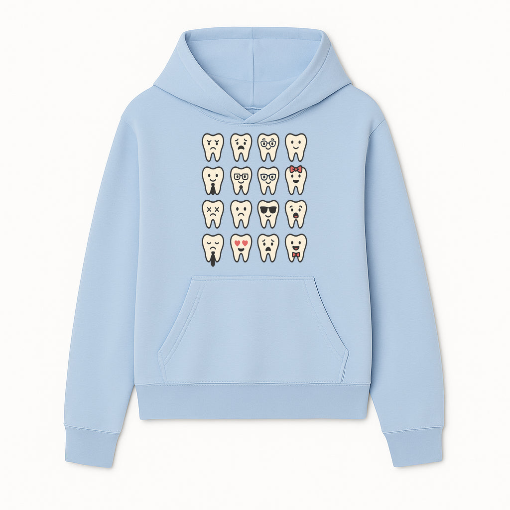 Cute Tooth Emoji Set - 16 Unique Tooth Faces for Dental Decor, Stickers, or Gifts - Happy, Sad, Cool, Funny Expressions - Hoodie 1758250139198.jpg