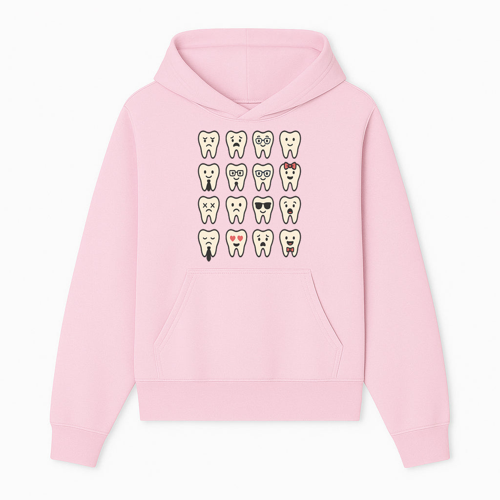 Cute Tooth Emoji Set - 16 Unique Tooth Faces for Dental Decor, Stickers, or Gifts - Happy, Sad, Cool, Funny Expressions - Hoodie 1758250139365.jpg