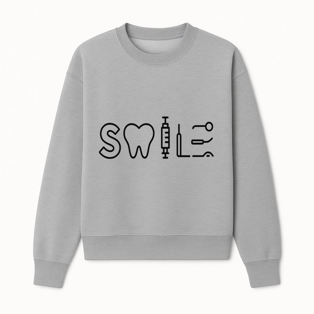 Dental Care Smile Wall Art Tooth, Syringe, and Tools Graphic Print for Dental Office or Home Decor - Sweatshirt 1758250139703.jpg