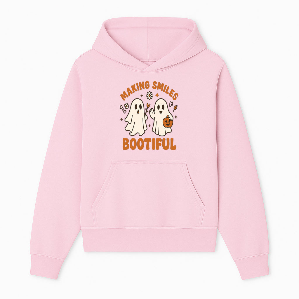 Cute Ghosts Halloween T-Shirt - Making Smiles Bootiful with Pumpkin & Flowers, Fun Fall Apparel for Kids & Adults - Hoodie 1758250139911.jpg