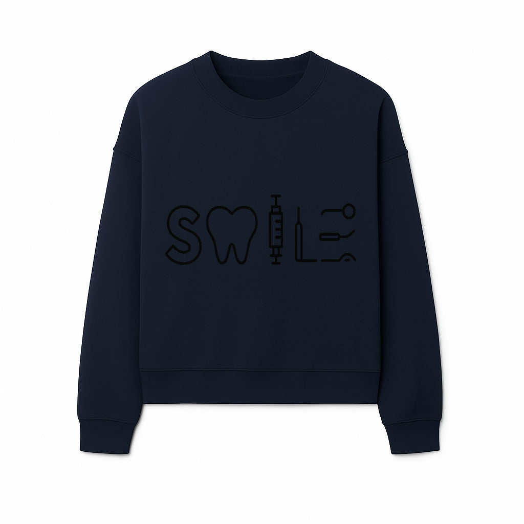 Dental Care Smile Wall Art Tooth, Syringe, and Tools Graphic Print for Dental Office or Home Decor - Sweatshirt 1758250140907.jpg