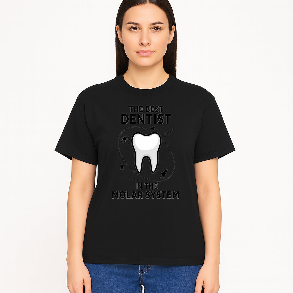 Best Dentist in the Molar System Dental Humor T-Shirt - Space-Themed Tooth Graphic Apparel for Dentists and Dental Lovers - T-shirt 1758250140924.jpg