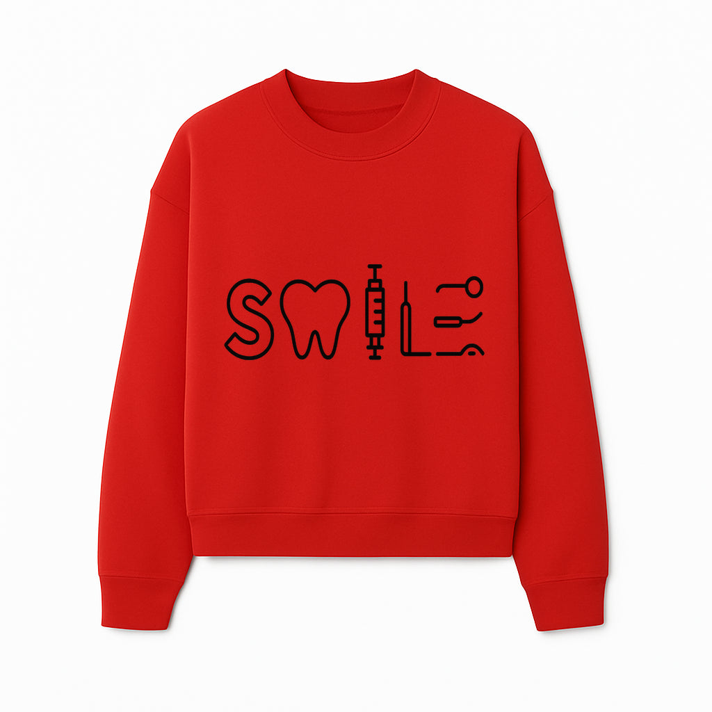 Dental Care Smile Wall Art Tooth, Syringe, and Tools Graphic Print for Dental Office or Home Decor - Sweatshirt 1758250141068.jpg
