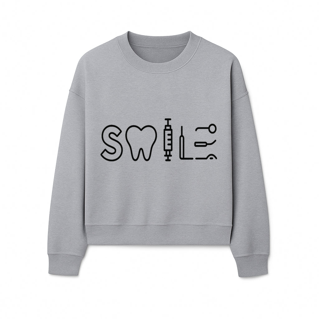 Dental Care Smile Wall Art Tooth, Syringe, and Tools Graphic Print for Dental Office or Home Decor - Sweatshirt 1758250141174.jpg