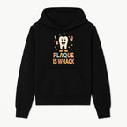 Funny Tooth Plaque Humor Shirt | Plaque is Whack | Cute Dental Cartoon Design | Perfect for Kids & Dental Hygienists - Hoodie 1758250141212.jpg