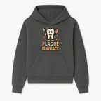 Funny Tooth Plaque Humor Shirt | Plaque is Whack | Cute Dental Cartoon Design | Perfect for Kids & Dental Hygienists - Hoodie 1758250141346.jpg