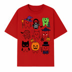 Halloween Tooth Characters Stickers | Cute Spooky Dental Themed Decor | Ghosts, Pumpkins, Skulls, and Mummies Design - T-shirt 1758250141680.jpg
