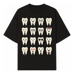 Cute Tooth Emoji Set - 16 Unique Tooth Faces for Dental Decor, Stickers, or Gifts - Happy, Sad, Cool, Funny Expressions - T-shirt 1758250141784.jpg