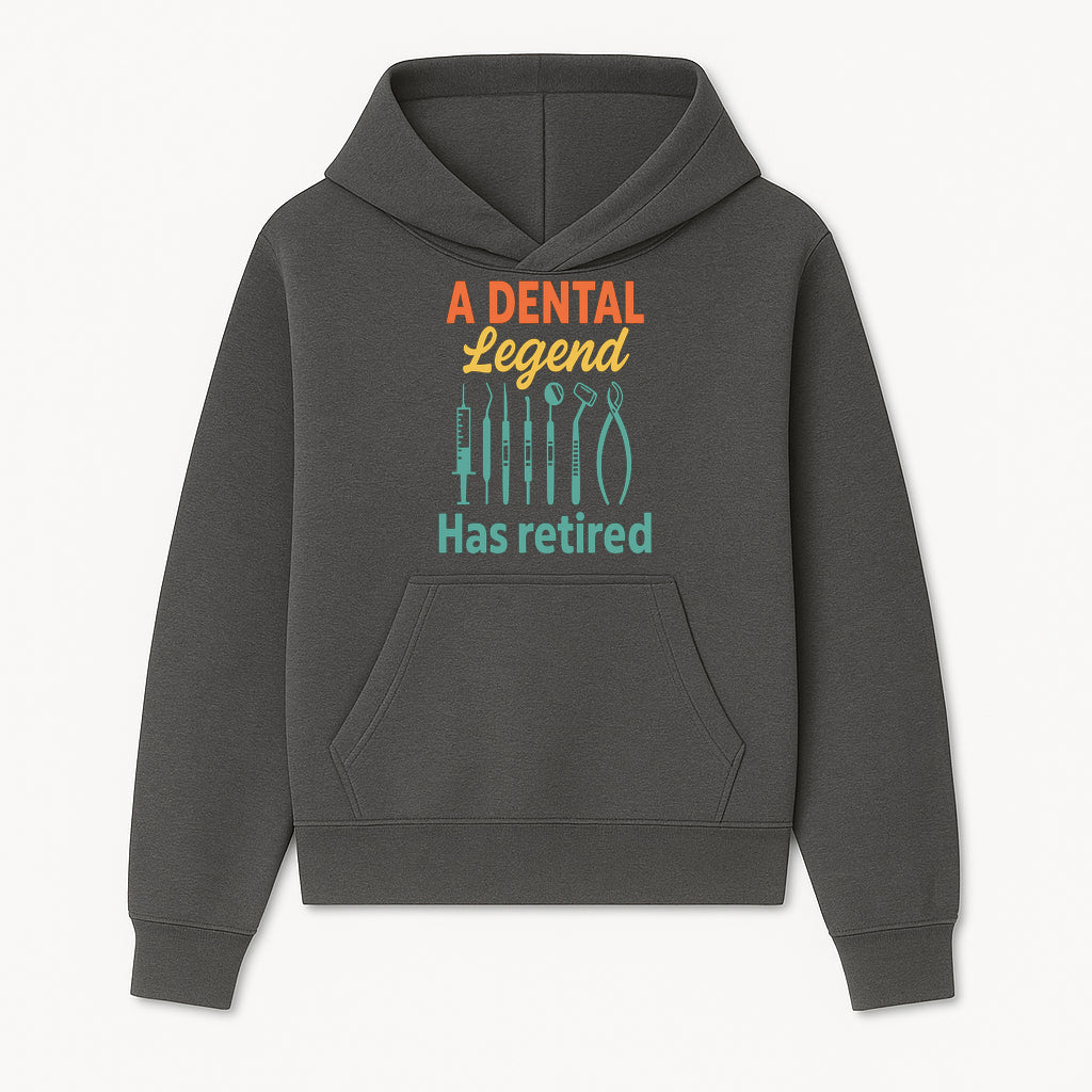 Personalized Retirement Gift for Dentist - A Dental Legend Has Retired Wall Art with Dental Tools Design, Unique Decor - Hoodie 1758250142038.jpg