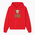 Funny Tooth Plaque Humor Shirt | Plaque is Whack | Cute Dental Cartoon Design | Perfect for Kids & Dental Hygienists - Hoodie 1758250142460.jpg