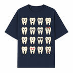Cute Tooth Emoji Set - 16 Unique Tooth Faces for Dental Decor, Stickers, or Gifts - Happy, Sad, Cool, Funny Expressions - T-shirt 1758250142787.jpg