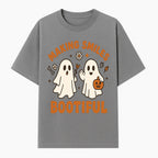 Cute Ghosts Halloween T-Shirt - Making Smiles Bootiful with Pumpkin & Flowers, Fun Fall Apparel for Kids & Adults - T-shirt 1758250142829.jpg