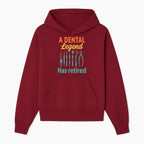 Personalized Retirement Gift for Dentist - A Dental Legend Has Retired Wall Art with Dental Tools Design, Unique Decor - Hoodie 1758250142885.jpg