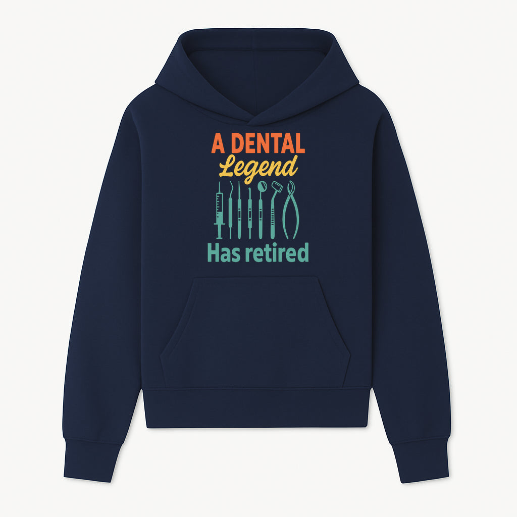 Personalized Retirement Gift for Dentist - A Dental Legend Has Retired Wall Art with Dental Tools Design, Unique Decor - Hoodie 1758250143021.jpg
