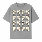 Cute Tooth Emoji Set - 16 Unique Tooth Faces for Dental Decor, Stickers, or Gifts - Happy, Sad, Cool, Funny Expressions - T-shirt 1758250143091.jpg
