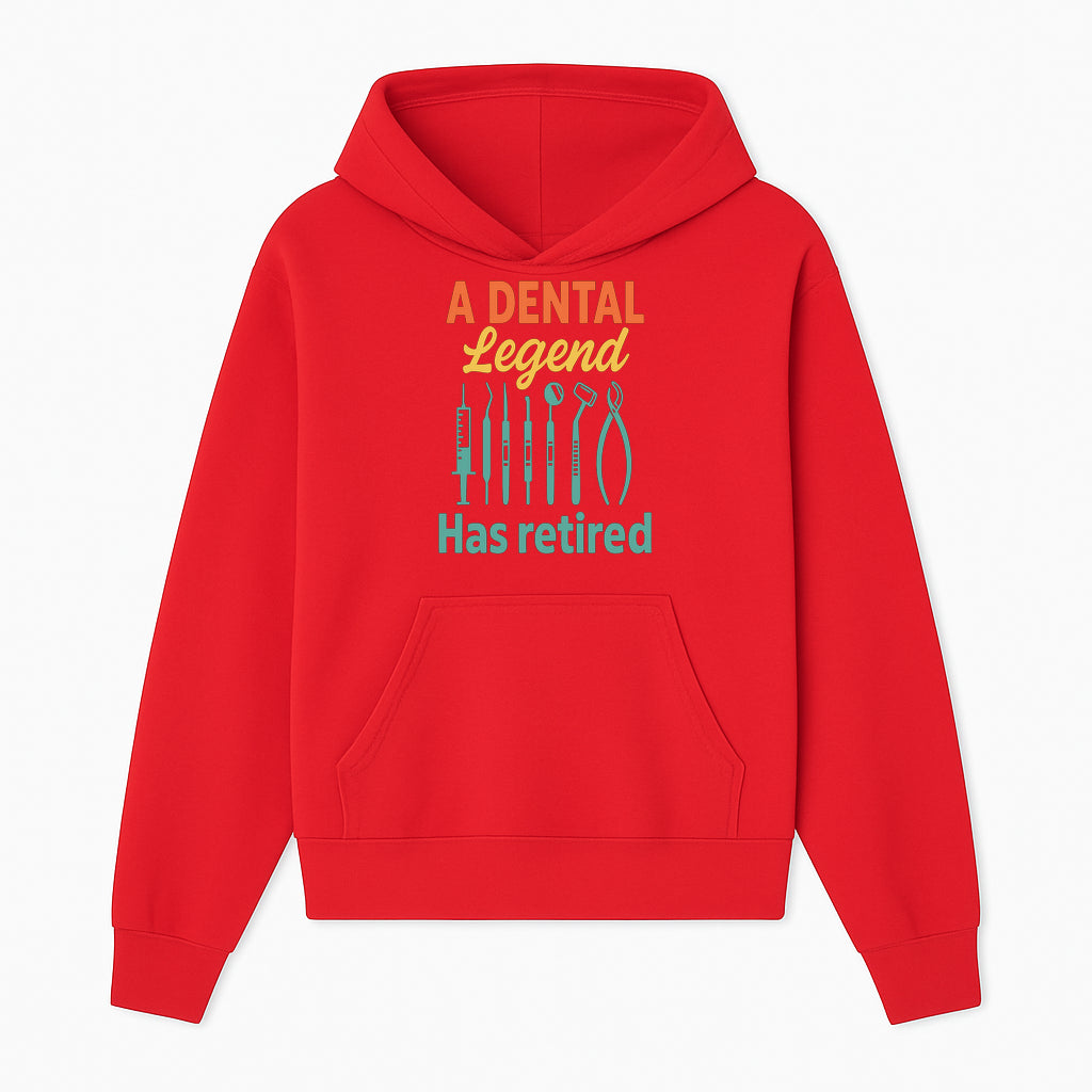 Personalized Retirement Gift for Dentist - A Dental Legend Has Retired Wall Art with Dental Tools Design, Unique Decor - Hoodie 1758250143194.jpg