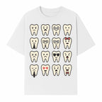 Cute Tooth Emoji Set - 16 Unique Tooth Faces for Dental Decor, Stickers, or Gifts - Happy, Sad, Cool, Funny Expressions - T-shirt 1758250143241.jpg