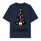 Funny Oh Dentistre Christmas Tree Teeth Graphic Tee - Cute Dental Holiday Shirt for Dentists, Hygienists, and Tooth Lovers - T-shirt 1758250144613.jpg