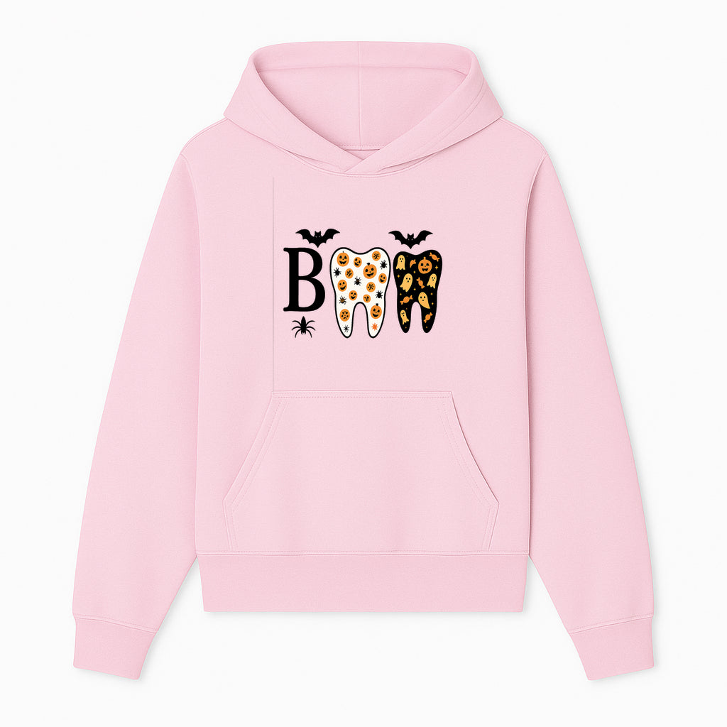 Halloween Tooth Decor: Spooky Pumpkin & Ghost Patterns, Fun Dental Theme, Perfect for Trick-or-Treat Celebrations and Parties - Hoodie 1758250144618.jpg