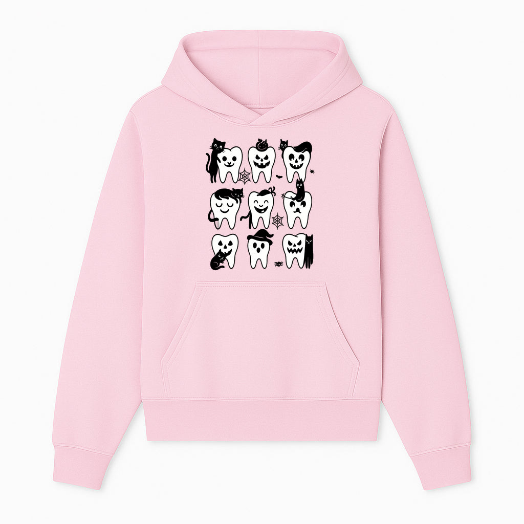 Halloween Tooth Design with Cats - Cute and Spooky Dental Art for Kids, Stickers, Apparel, and Home Decor - Hoodie 1758250145231.jpg