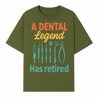 Personalized Retirement Gift for Dentist - A Dental Legend Has Retired Wall Art with Dental Tools Design, Unique Decor - T-shirt 1758250145453.jpg