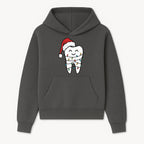 Cute Christmas Tooth Ornament with Santa Hat, Christmas Lights, Dental Holiday Decor, Funny Gift for Dentists and Tooth Lovers - Hoodie 1758250145456.jpg
