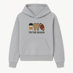 Tis the Season Fall Decor: Pumpkin Coffee, Leafy Tooth, Football Theme Gift for Dental Hygiene, Autumn Collection - Hoodie 1758250145804.jpg