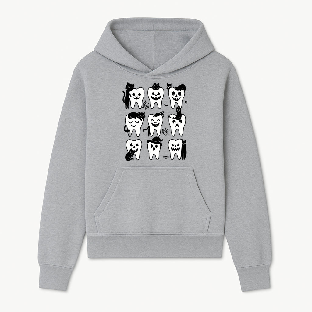Halloween Tooth Design with Cats - Cute and Spooky Dental Art for Kids, Stickers, Apparel, and Home Decor - Hoodie 1758250145862.jpg