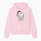 Cute Christmas Tooth Ornament with Santa Hat, Christmas Lights, Dental Holiday Decor, Funny Gift for Dentists and Tooth Lovers - Hoodie 1758250146097.jpg