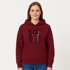 Cute Tooth Character with Toothbrush and Sparkles, Kids Dental Hygiene Art Print, Adorable Tooth Decor for Children's Room - Hoodie 1758250146212.jpg