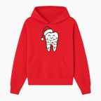 Cute Christmas Tooth Ornament with Santa Hat, Christmas Lights, Dental Holiday Decor, Funny Gift for Dentists and Tooth Lovers - Hoodie 1758250146525.jpg