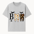 Halloween Tooth Decor: Spooky Pumpkin & Ghost Patterns, Fun Dental Theme, Perfect for Trick-or-Treat Celebrations and Parties - T-shirt 1758250146851.jpg