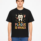 Funny Tooth Plaque Humor Shirt | Plaque is Whack | Cute Dental Cartoon Design | Perfect for Kids & Dental Hygienists - T-shirt 1758250146902.jpg
