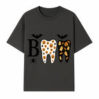 Halloween Tooth Decor: Spooky Pumpkin & Ghost Patterns, Fun Dental Theme, Perfect for Trick-or-Treat Celebrations and Parties - T-shirt 1758250147137.jpg