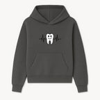 Smile Dental Health Graphic Print - Cute Tooth with Heartbeat Line Wall Art for Dentists and Dental Hygienists - Hoodie 1758250147446.jpg