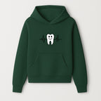 Smile Dental Health Graphic Print - Cute Tooth with Heartbeat Line Wall Art for Dentists and Dental Hygienists - Hoodie 1758250147604.jpg