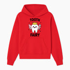 Tooth Fairy Cute Cartoon Tooth with Crown and Wand, Kids' Room Decor, Dental Theme, Children's Art, Nursery Wall Print - Hoodie 1758250147796.jpg
