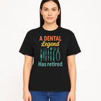 Personalized Retirement Gift for Dentist - A Dental Legend Has Retired Wall Art with Dental Tools Design, Unique Decor - T-shirt 1758250147900.jpg
