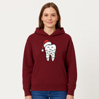 Cute Christmas Tooth Ornament with Santa Hat, Christmas Lights, Dental Holiday Decor, Funny Gift for Dentists and Tooth Lovers - Hoodie 1758250148180.jpg