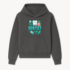 Cute Dentist Tooth Graphic with Tools, Floral Elements | Perfect for Dental Office Decor or Gifts | Fun Emotions in Dentistry Design - Hoodie 1758250148667.jpg
